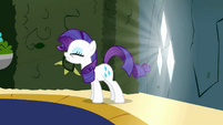 Rarity trying to resist gems S2E1