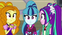 The Dazzlings hears Twilight EG2