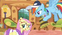 Your face! (Nice try, Fluttershy)