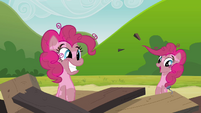 Another Pinkie clone coming out of the tower remains S3E03