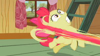 Apple Bloom being pulled S2E12