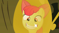 Apple Bloom smiling that her tooth is back S2E6