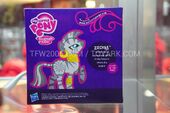 Back of Zecora's toy package SDCC 2012