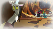 Discord eavesdrops on the villains S9E24