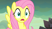 Fluttershy's right ear overlaps her top eyelash