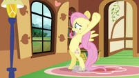 Fluttershy totally not reusing animation poses S2E21