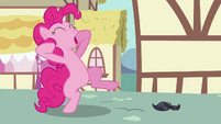 Pinkie Pie mistakes wig for spider S02E18