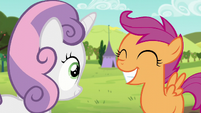 Scootaloo grinning S5E17