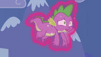 Spike caught in Twilight's telekinesis S6E25