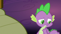 Spike thinking of what to ask S8E24