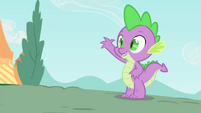 Spike waving S4E23