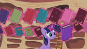 Twilight Sparkle reshelf books 4 S02E10