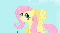 Fluttershy's excited.