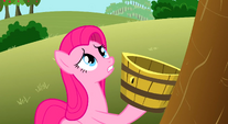 Pinkie watches the tree sadly S3E13