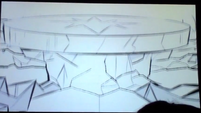 S5 animatic 33 Some sort of table rises from the formation