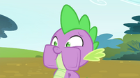 As Maud Pie has a good taste in gems, Spike has a good taste in books!