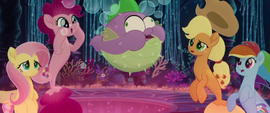 Spike swells up like a pufferfish MLPTM