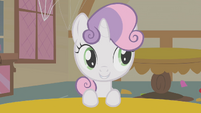 Sweetie Belle, the adorable unicorn.