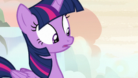 Twilight Sparkle surprised by her mother's suggestion S7E22