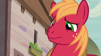 Big McIntosh surprised to see Apple Bloom S7E8