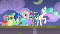 Celestia acting poorly during dance number S8E7