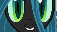 Chrysalis close to the screen S2E26