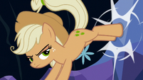 Fake Applejack bucks the Tree of Harmony S8E13