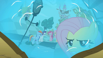 Fluttershy angry reflection S02E01