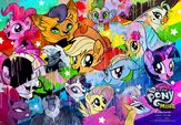 MLP The Movie watercolor poster