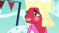 Orchard Blossom biting her lower lip S5E17