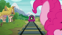 Pinkie watches the Friendship Express leave S7E4