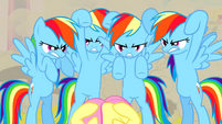 Rainbow Dash clones scaring Fluttershy S2E26