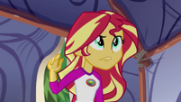 Sunset Shimmer entering the Sapphire Tent EG4