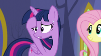 Twilight nervous and sweating S5E11