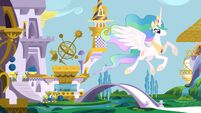 Celestia's guards giving her a sendoff.