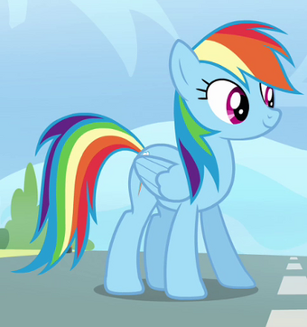 Rainbow Dash My Little Pony La Magia De La Amistad Wiki Fandom Uno de los ponis pegaso más conocidos de my little pony. rainbow dash my little pony la magia