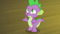 Spike "she's on her way over here" S8E10