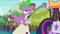 Spike with a look of utter exasperation S9E5