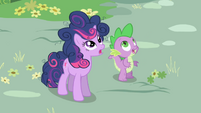 Twilight and Spike were surprised.