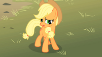 Applejack looking concerned S01E18