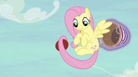 Fluttershy catches the ball yet again S6E18