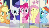 Fluttershy excitedly claps her hooves S9E4