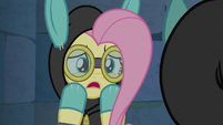 Fluttershy recalling Castle Mane-ia S9E4