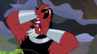 Lord Tirek groaning exaggeratedly S9E8