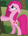 Pinkie with Applejack's cutie mark ID S3E13