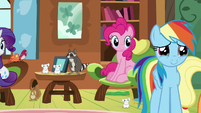 Rainbow Dash moved by Fluttershy's ambition S7E5