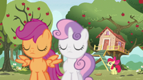 Scootaloo and Sweetie Belle abandon Apple Bloom S5E4