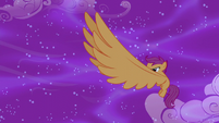 Scootaloo blowing a gust of wind S5E13