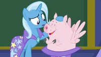 Trixie pulls a Pigasus out of her hat S8E15.png (805 KB) Trixie pulls a Pigasus out of her hat S8E15