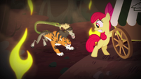 Apple Bloom sees chimera at hill bottom S4E17